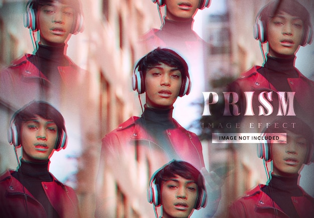 PSD prism image effect