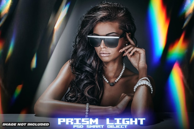 PSD prism light photoshop effect smart object psd