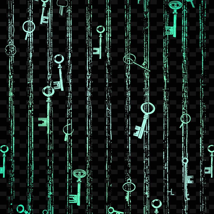 PSD prison outline with bars and keys bars featured prominently illustration frames decor collection