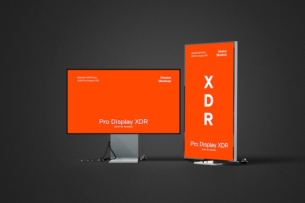 Pro Display XDR Screen MockUp Template