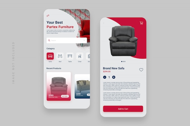 PSD product app for smartphone