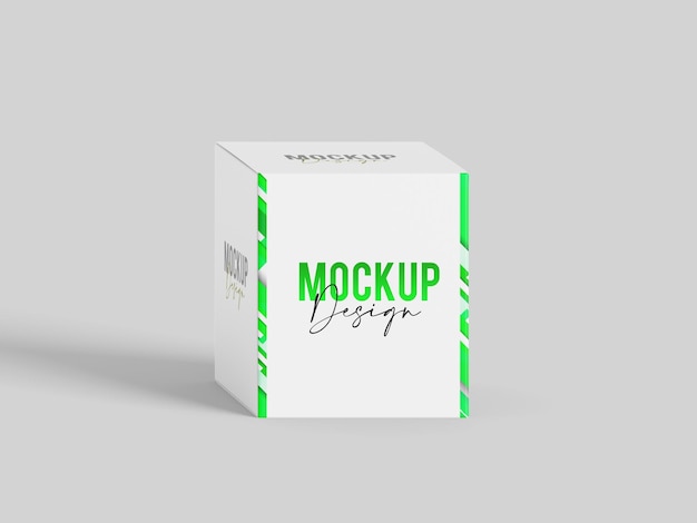 PSD product box mockup design