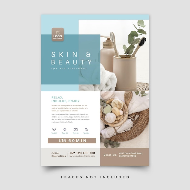 A product cover for skin and beauty.