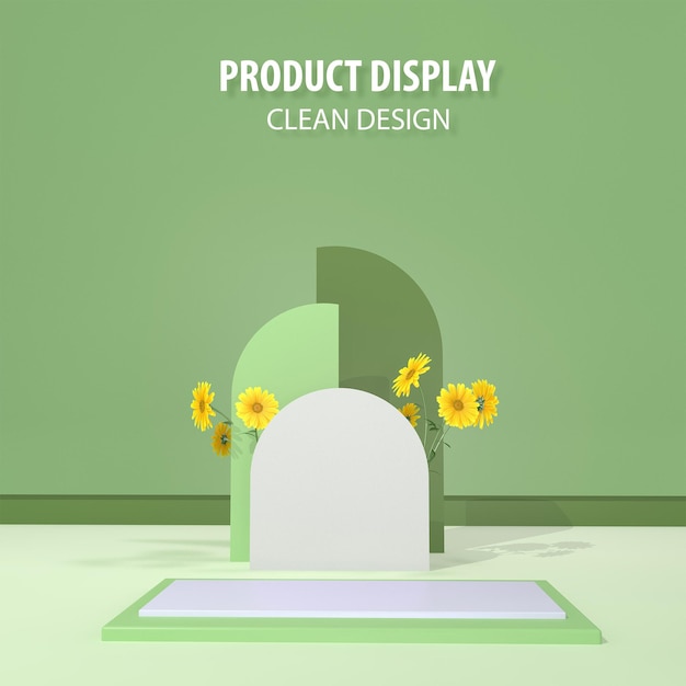 Product display creative design psd template