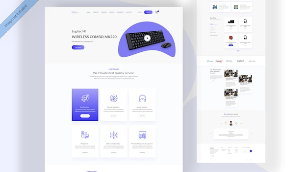 PSD product landing page