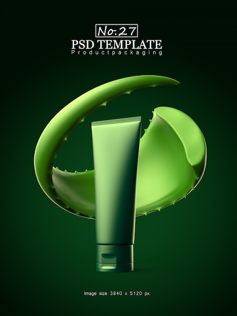 PSD product packaging psd template