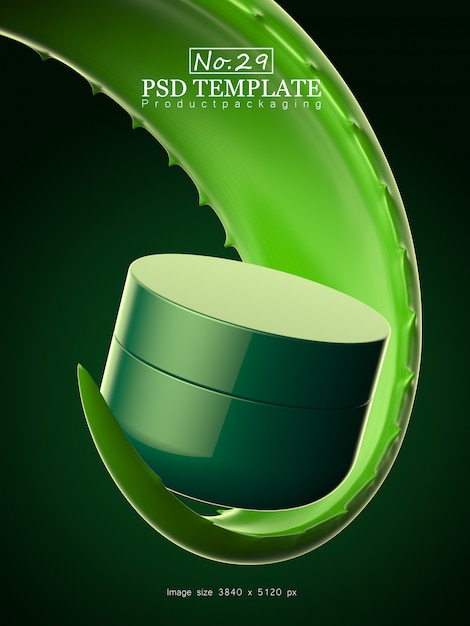 PSD product packaging psd template