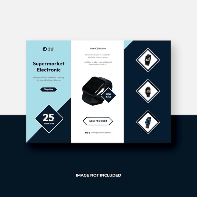 PSD product sale flyer template design