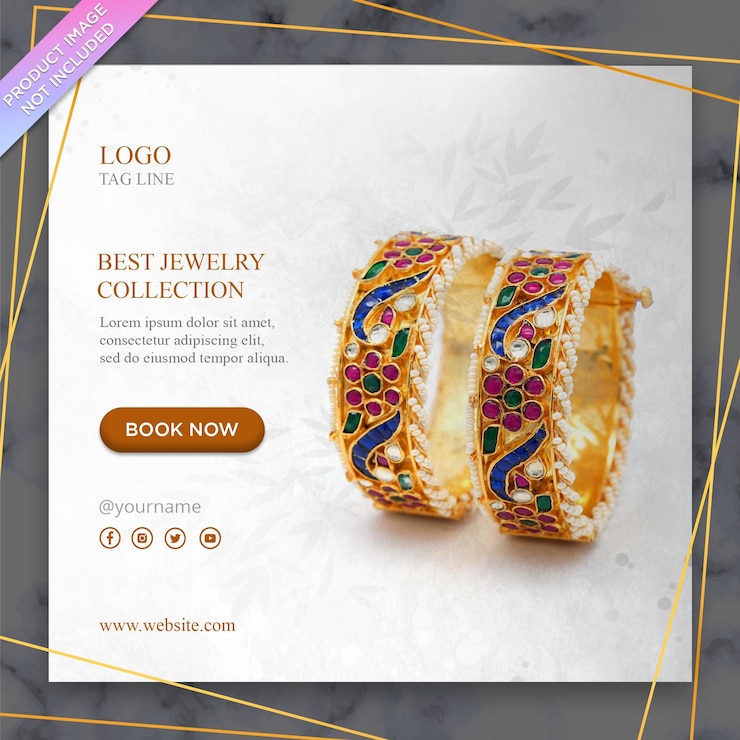 PSD product showcase poster