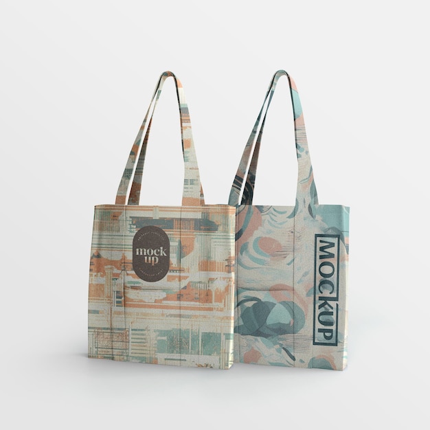 PSD product tote bag mockup in de studio.