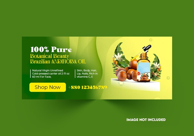 Product web banner design template