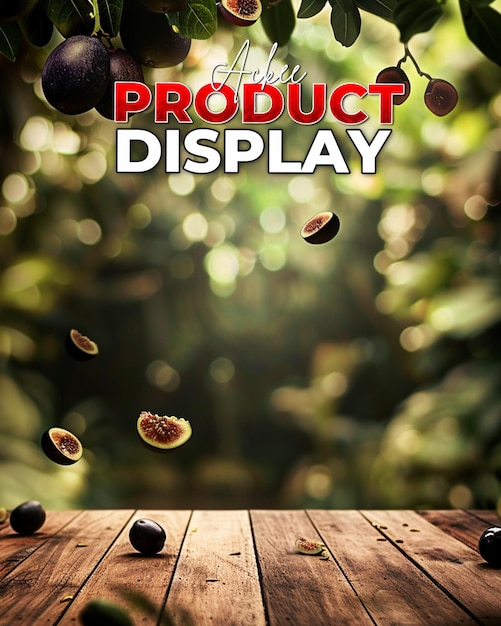 PSD produect showcase template background for ackee