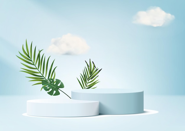 Produkt PSD wyświetla tło podium 3d