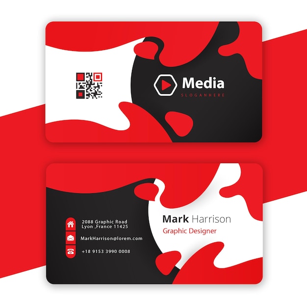 Professional business card design