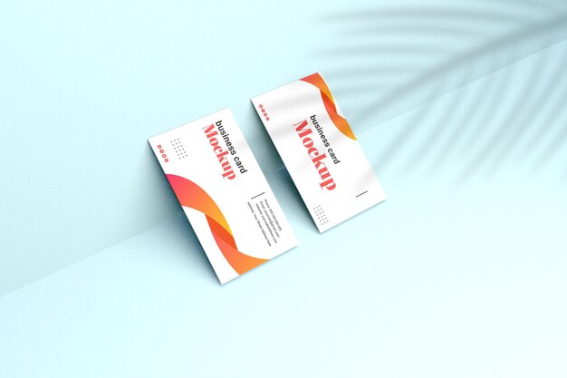 Professional business card mockup and modern design