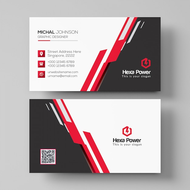 PSD professional business card mockup