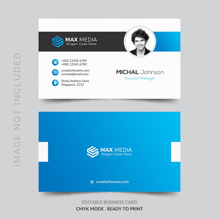 PSD professional business card mockup