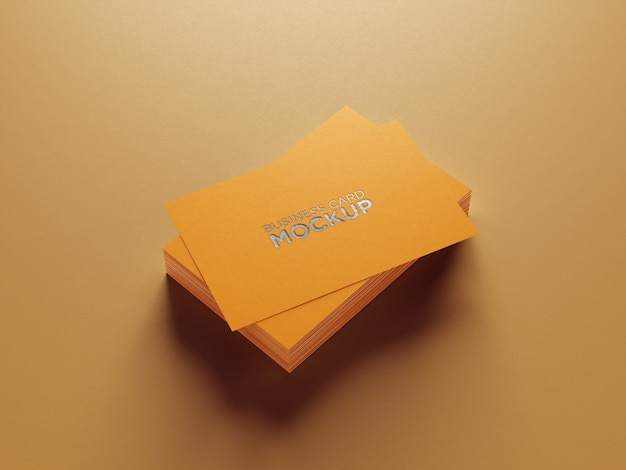 PSD professional business card mockup