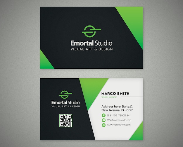 PSD professional business card template