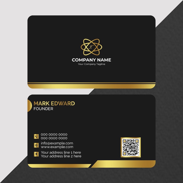 PSD professional business card template