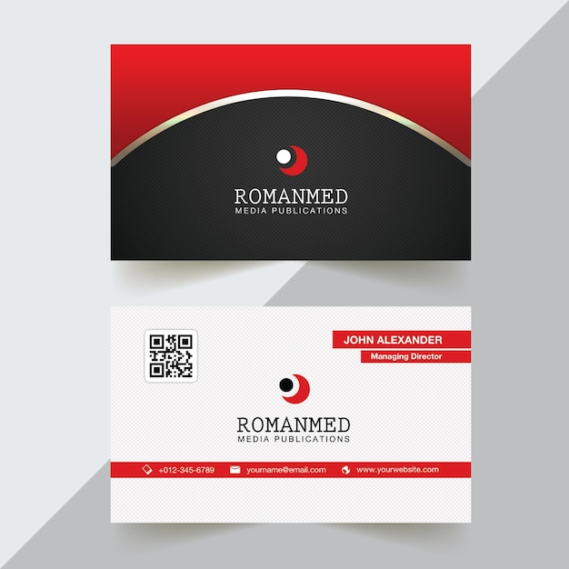 Professional business card template