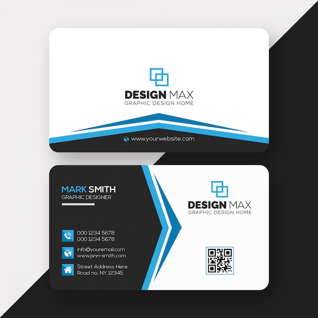 PSD professional business card