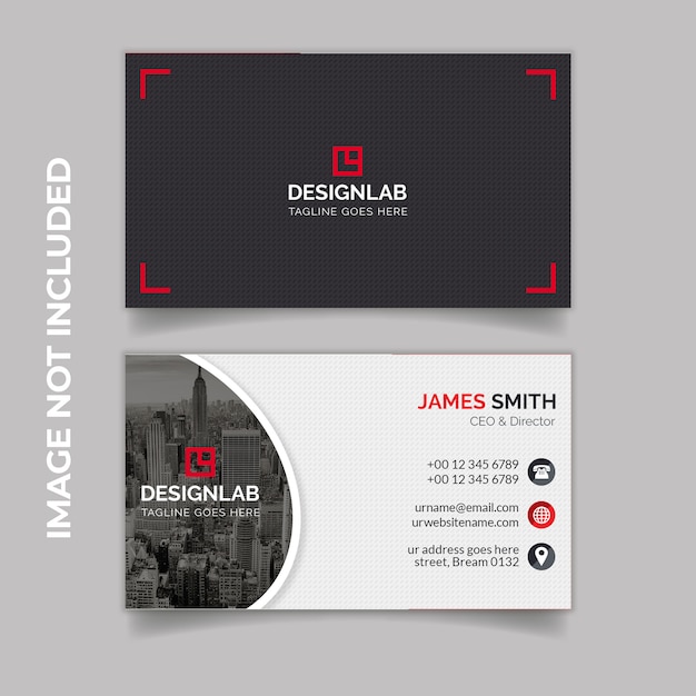 PSD professional business card