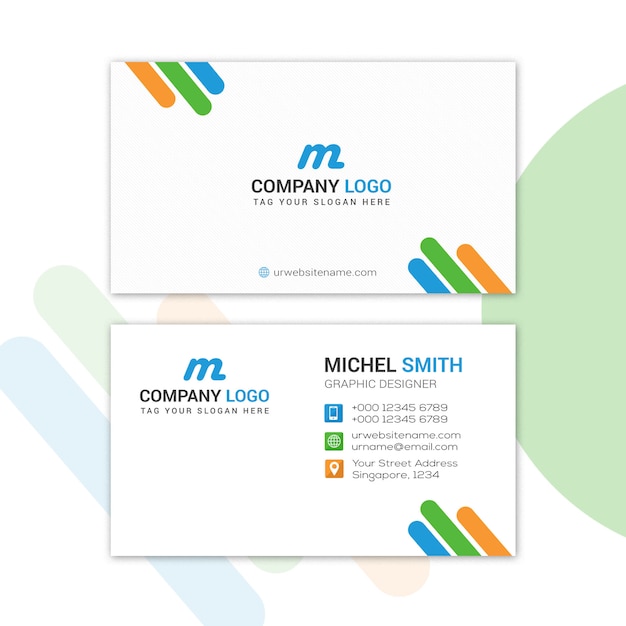 PSD professional business card