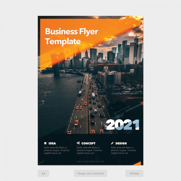 Professional business flyer template