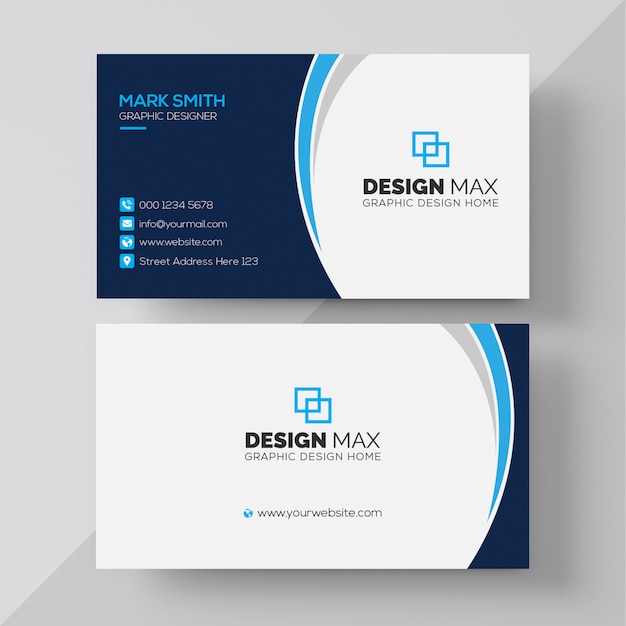 PSD professional & clean business card template