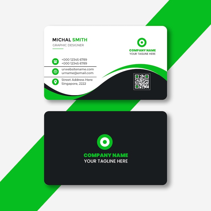 PSD professional creative business card design template