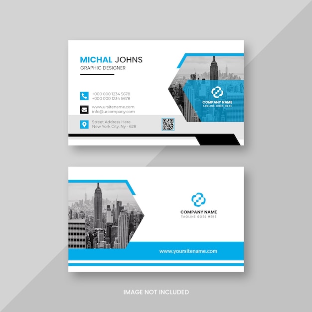 Professional creative business card and modern card design template