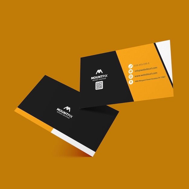 Professional creative business card template