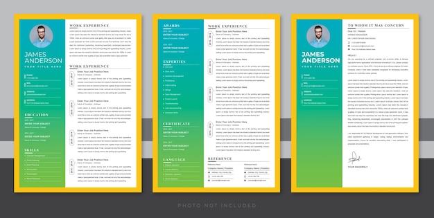 PSD professional and creative resume design