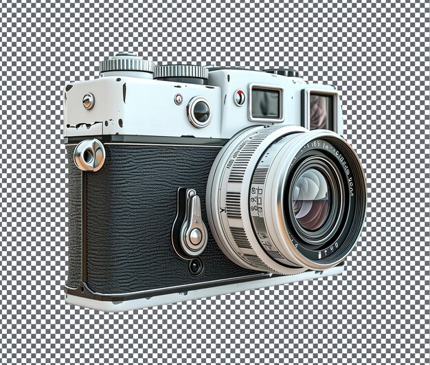 Professional film camera isolated on transparent background