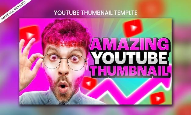 Professional gaming youtube thumbnail template