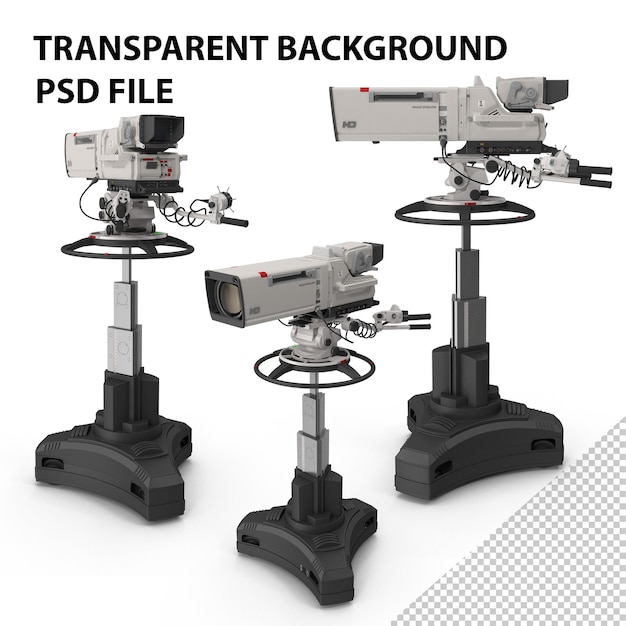 PSD professional hd studio camera png