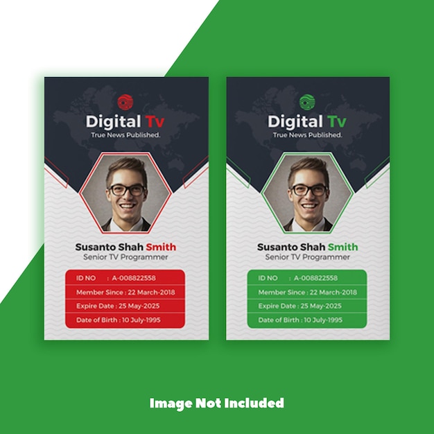 PSD 전문 id 카드 디자인 template03