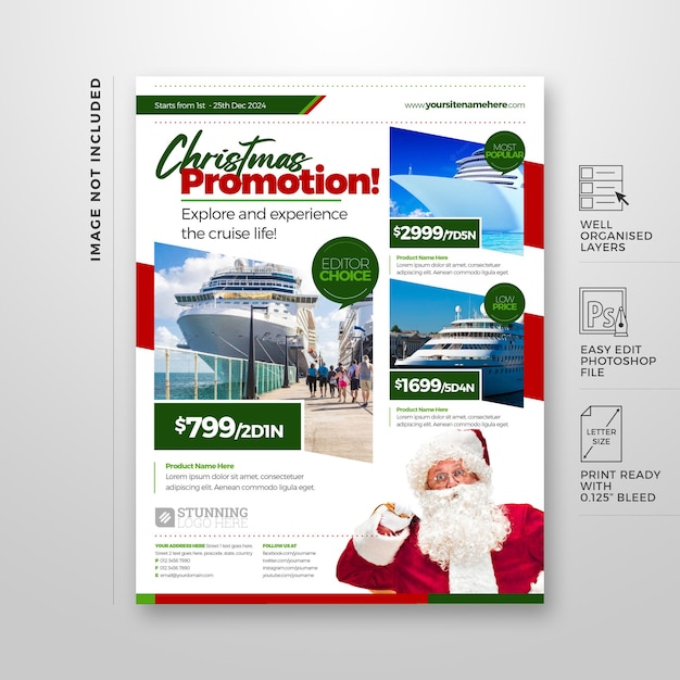 PSD professional multipurpose sales and promotion flyer design template