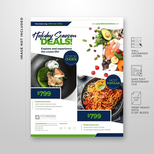 Professional Multipurpose Sales and Promotion Flyer Design Template