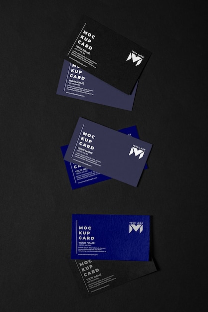 PSD professional paper business cards mock-up