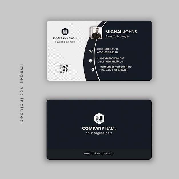 Professional pattern business card design