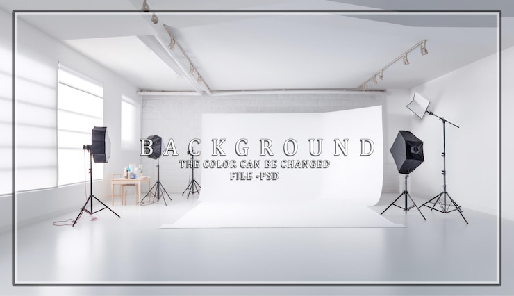 PSD プロの写真スタジオのセットアップ