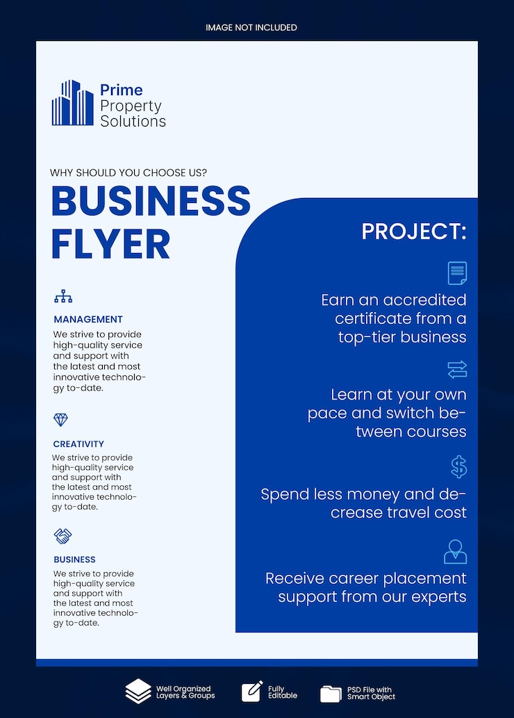 Professional PSD Business Flyer Template for Modern Marketing