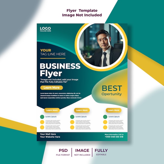 Professional Real Estate amp Business Flyer PSD Template for Modern Marketing