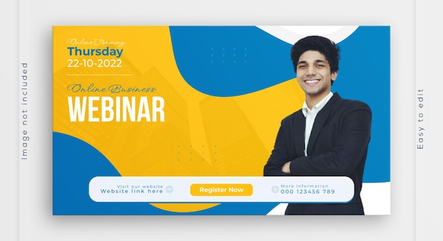 プロフェッショナル Webinar & ビジネスのためのバーチャルイベントのウェブバナー