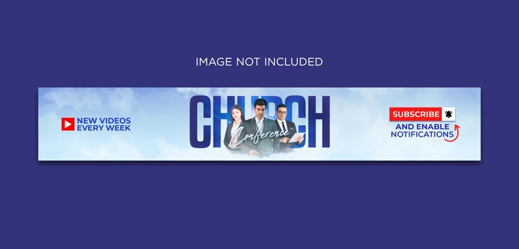 PSD professional youtube banner cover template