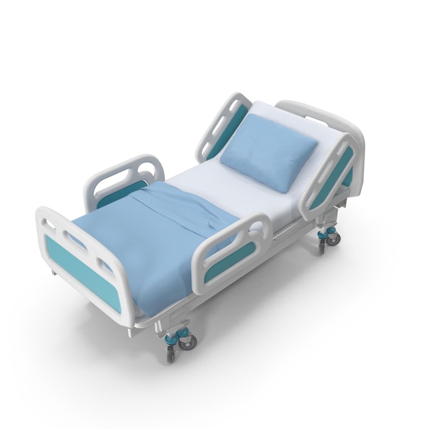 Professionele medische bed PSD bestanden voor gezondheidszorg presentaties ziekenhuis advertenties en medische campagnes
