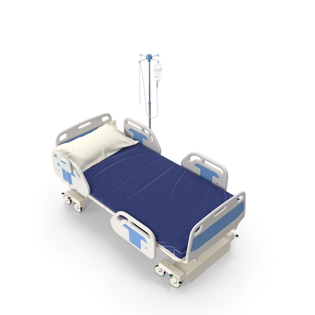 Professionele medische bed PSD bestanden voor gezondheidszorg presentaties ziekenhuis advertenties en medische campagnes