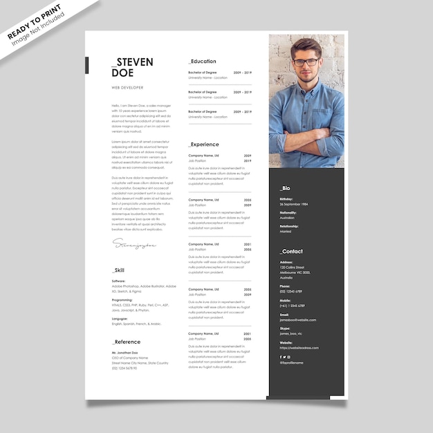 Programmer Resume Template